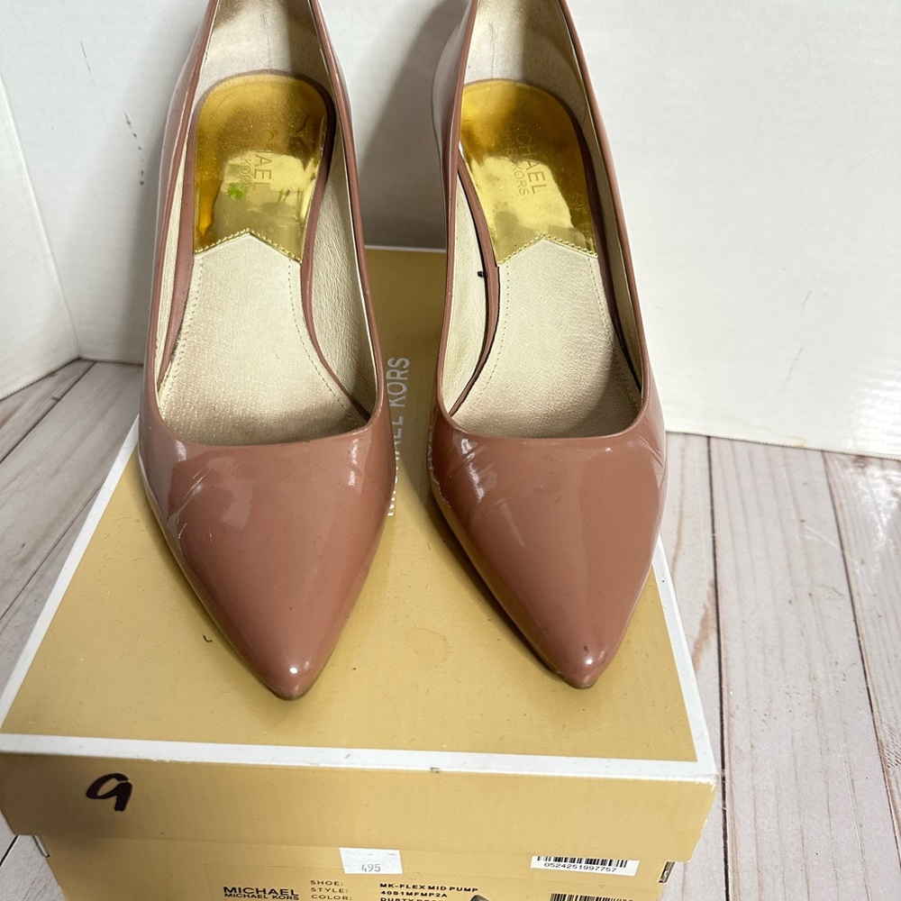 MICHAEL KORS DUSTY ROSE PATENT - Picture 4 of 9